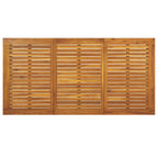 Conjunto de Comedor de Jardín 7 pcs Gris