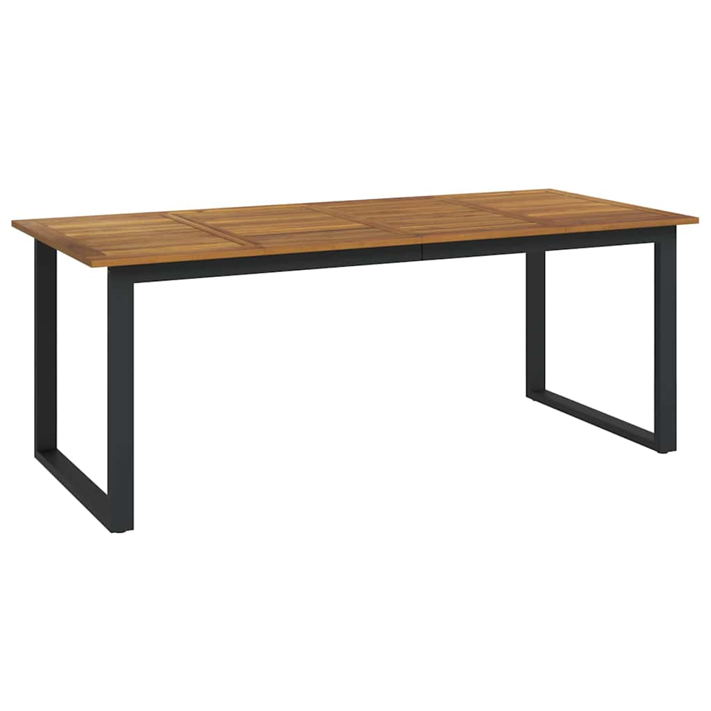 Conjunto de Comedor de Jardín 9 pcs Gris