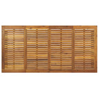 Conjunto de Comedor de Jardín 9 pcs Gris