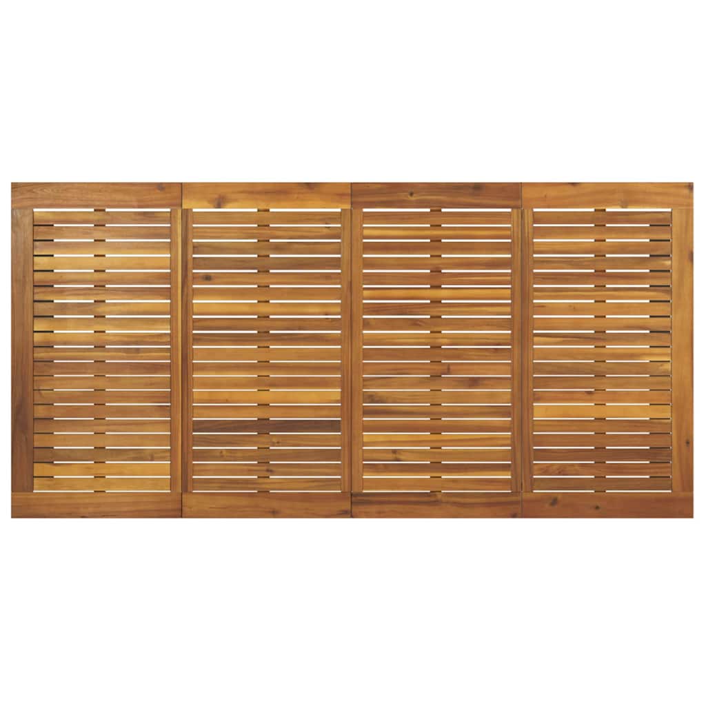 Conjunto de Comedor de Jardín 9 pcs Beige