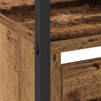 Armario Zapatero con estante Madera vieja 100 x 34 x 112 cm