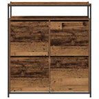 Armario Zapatero con estante Madera vieja 100 x 34 x 112 cm