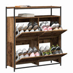 Armario Zapatero con estante Madera vieja 100 x 34 x 112 cm