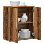 Aparador 2 pcs Madera vieja 60 x 31 x 70 cm