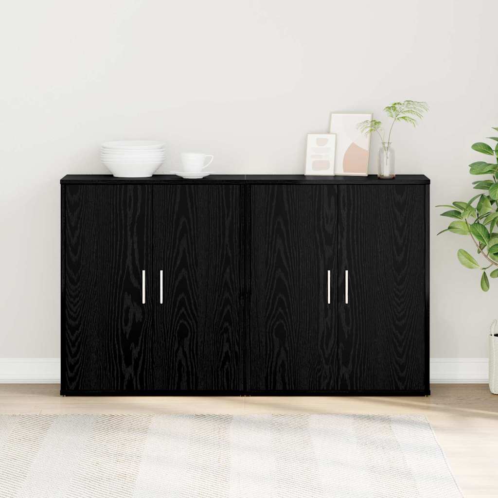 Aparador 2 pcs Madera vieja 60 x 31 x 70 cm
