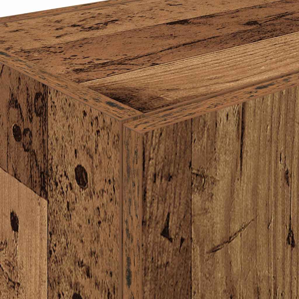 Aparador de cocina 2 pcs Madera vieja 60 x 50 x 180 cm