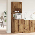 Aparador de cocina 2 pcs Madera vieja 60 x 50 x 180 cm