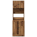 Aparador de cocina 2 pcs Madera vieja 60 x 50 x 180 cm