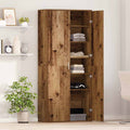 Vitrina Madera Vieja 80 x 35 x 180 cm Madera contrachapada