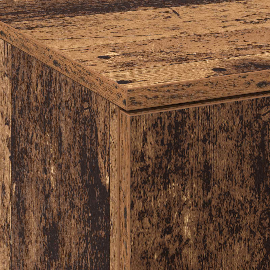 Aparador alto Madera vieja 70 x 33.5 x 180 cm