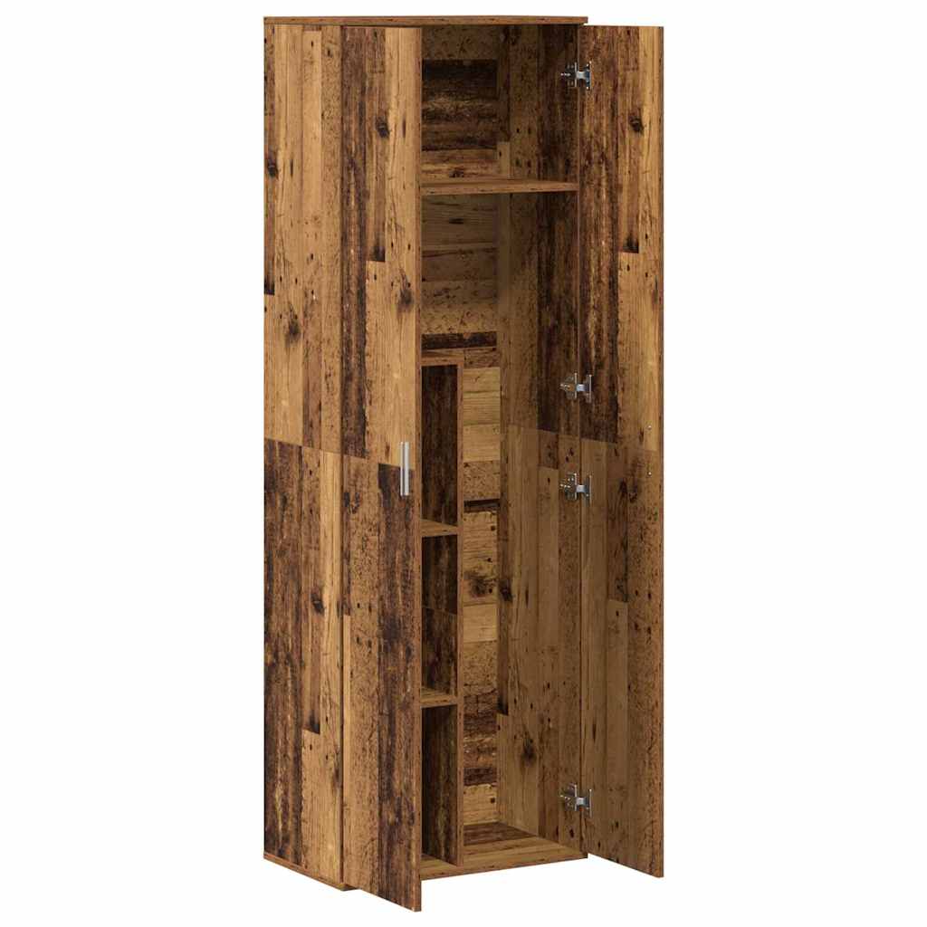 Highboard Madera Vieja 60 x 35 x 180 cm Madera contrachapada