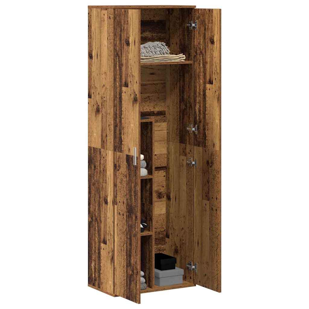 Highboard Madera Vieja 60 x 35 x 180 cm Madera contrachapada
