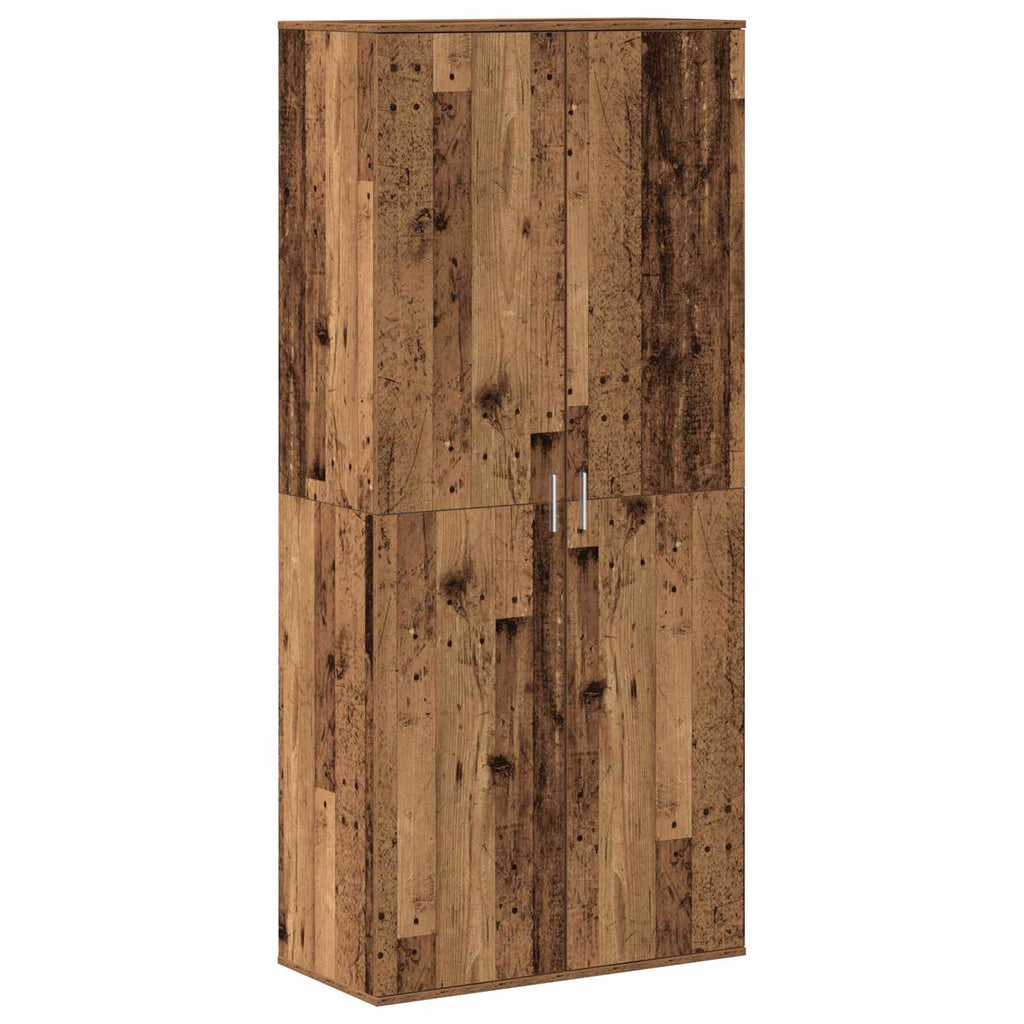 Highboard Madera Vieja 80 x 39 x 178 cm Madera contrachapada