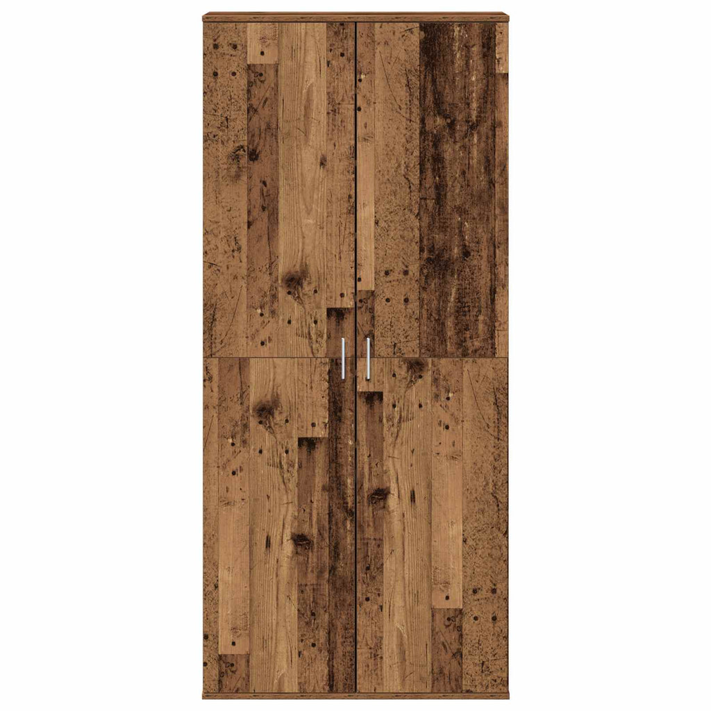 Highboard Madera Vieja 80 x 39 x 178 cm Madera contrachapada