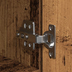 Aparador alto 2 pcs Madera vieja 30 x 42,5 x 185 cm