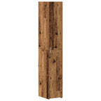 Aparador alto 2 pcs Madera vieja 30 x 42,5 x 185 cm