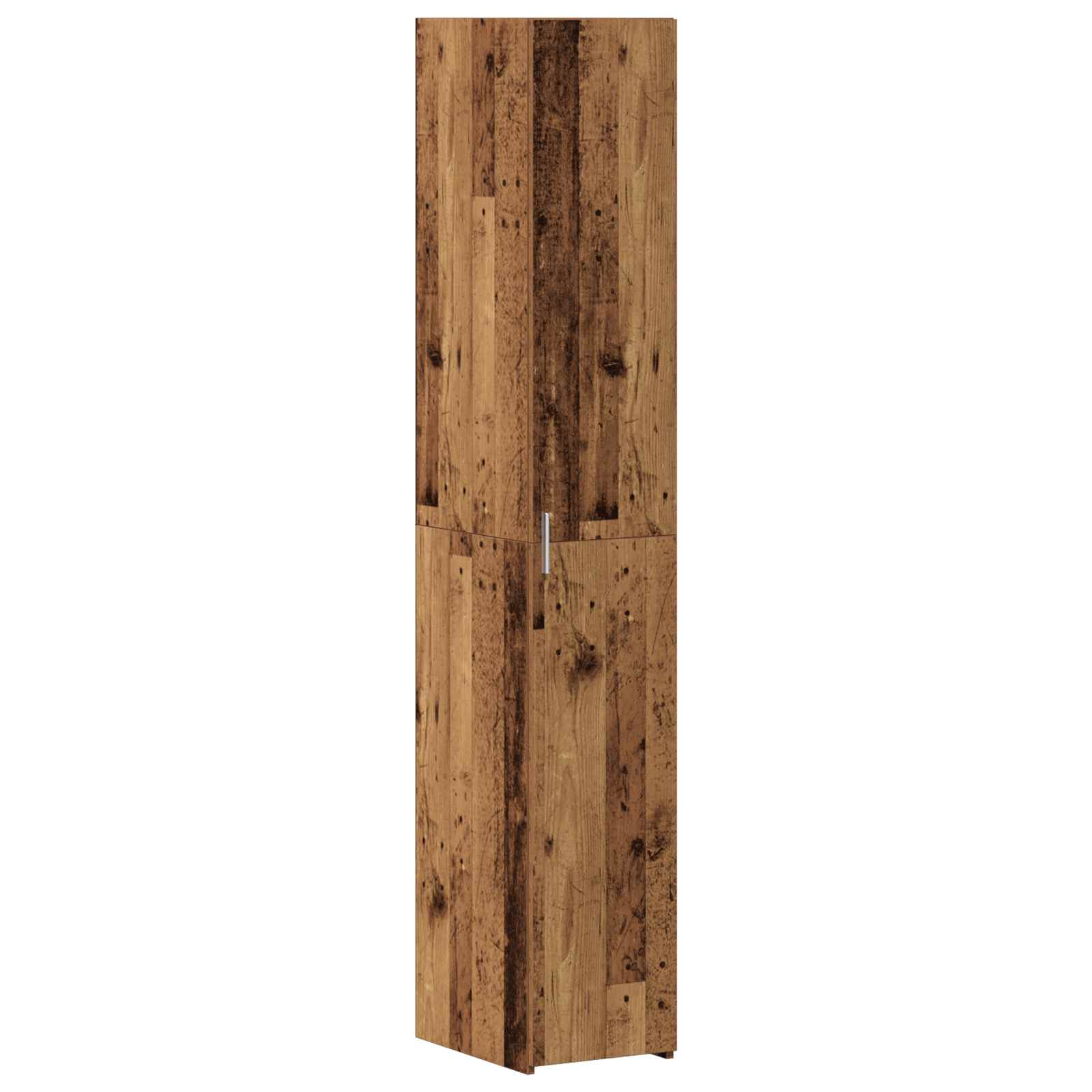 Aparador alto 2 pcs Madera vieja 30 x 42,5 x 185 cm