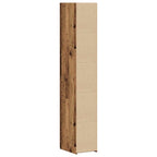 Aparador alto 2 pcs Madera vieja 30 x 42,5 x 185 cm