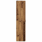 Aparador alto 2 pcs Madera vieja 30 x 42,5 x 185 cm