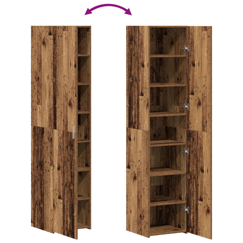 Aparador alto Madera vieja 40 x 42,5 x 185 cm