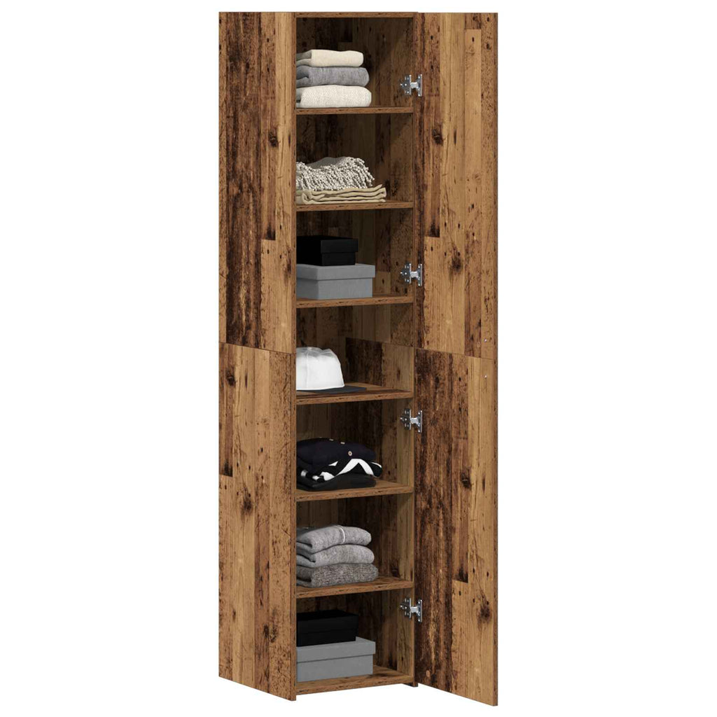 Aparador alto Madera vieja 40 x 42,5 x 185 cm