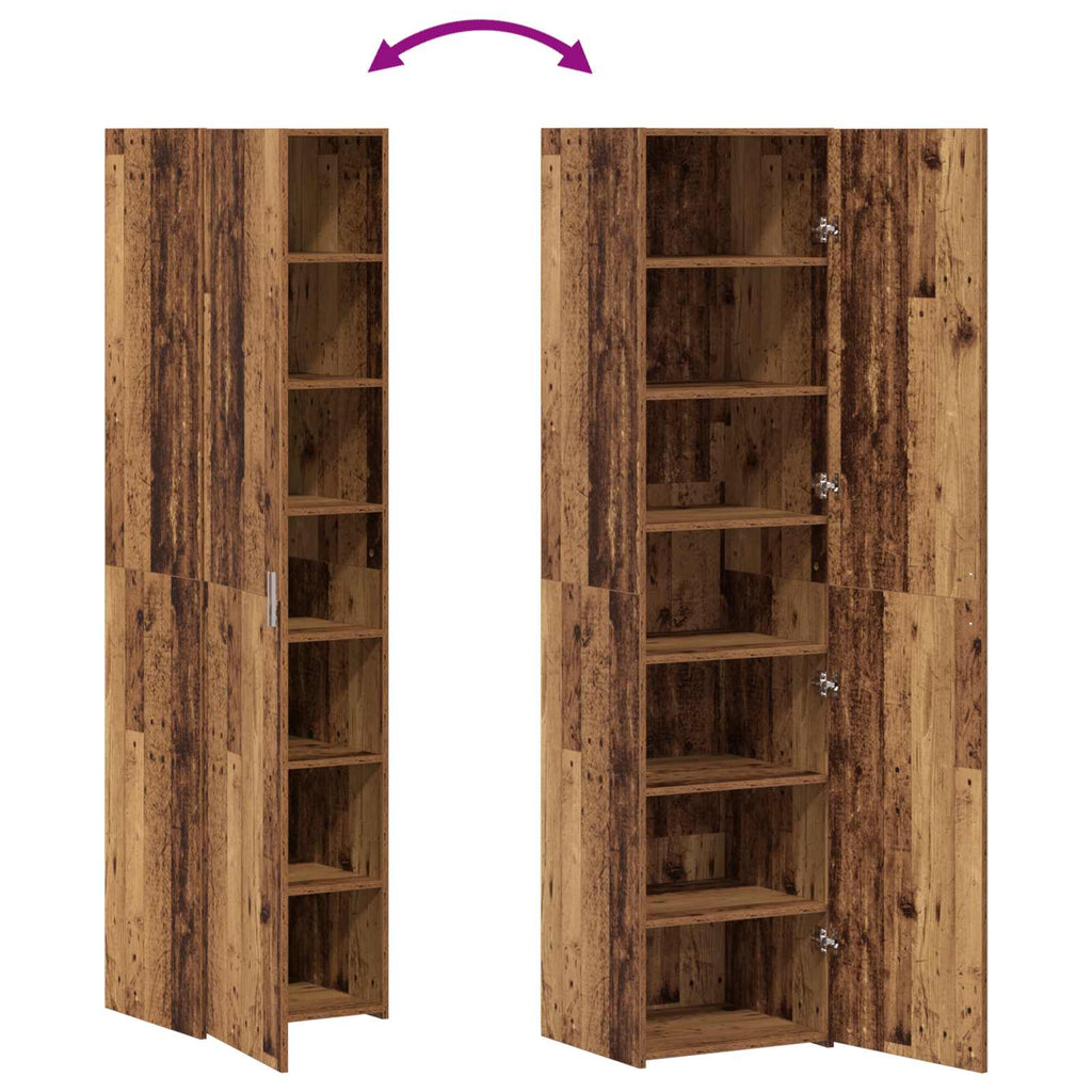 Aparador alto Madera vieja 45 x 42,5 x 185 cm