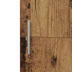 Aparador alto 2 pcs Madera vieja 50 x 42,5 x 185 cm