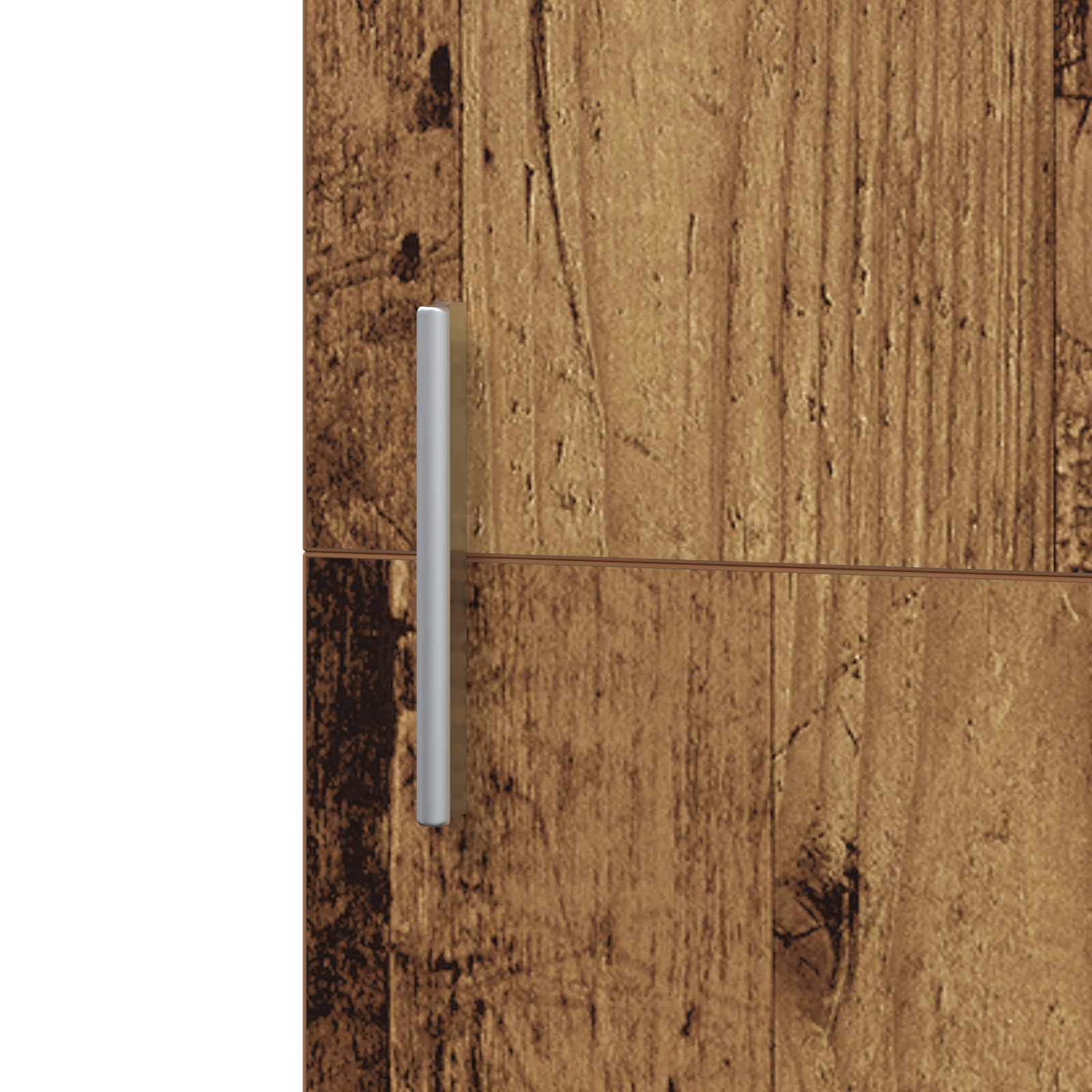 Aparador alto 2 pcs Madera vieja 50 x 42,5 x 185 cm