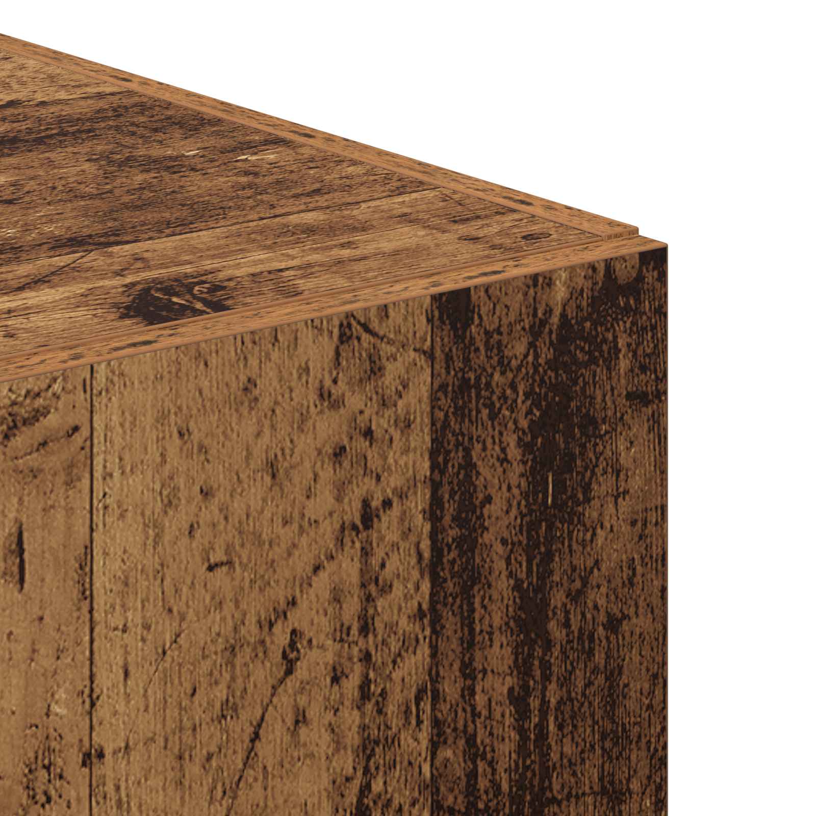 Aparador alto 2 pcs Madera vieja 50 x 42,5 x 185 cm