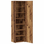 Aparador alto 2 pcs Madera vieja 50 x 42,5 x 185 cm