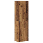 Aparador alto 2 pcs Madera vieja 50 x 42,5 x 185 cm