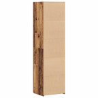 Aparador alto 2 pcs Madera vieja 50 x 42,5 x 185 cm