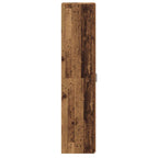 Aparador alto 2 pcs Madera vieja 50 x 42,5 x 185 cm