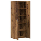 Aparador alto 2 pcs Madera vieja 70 x 42,5 x 185 cm