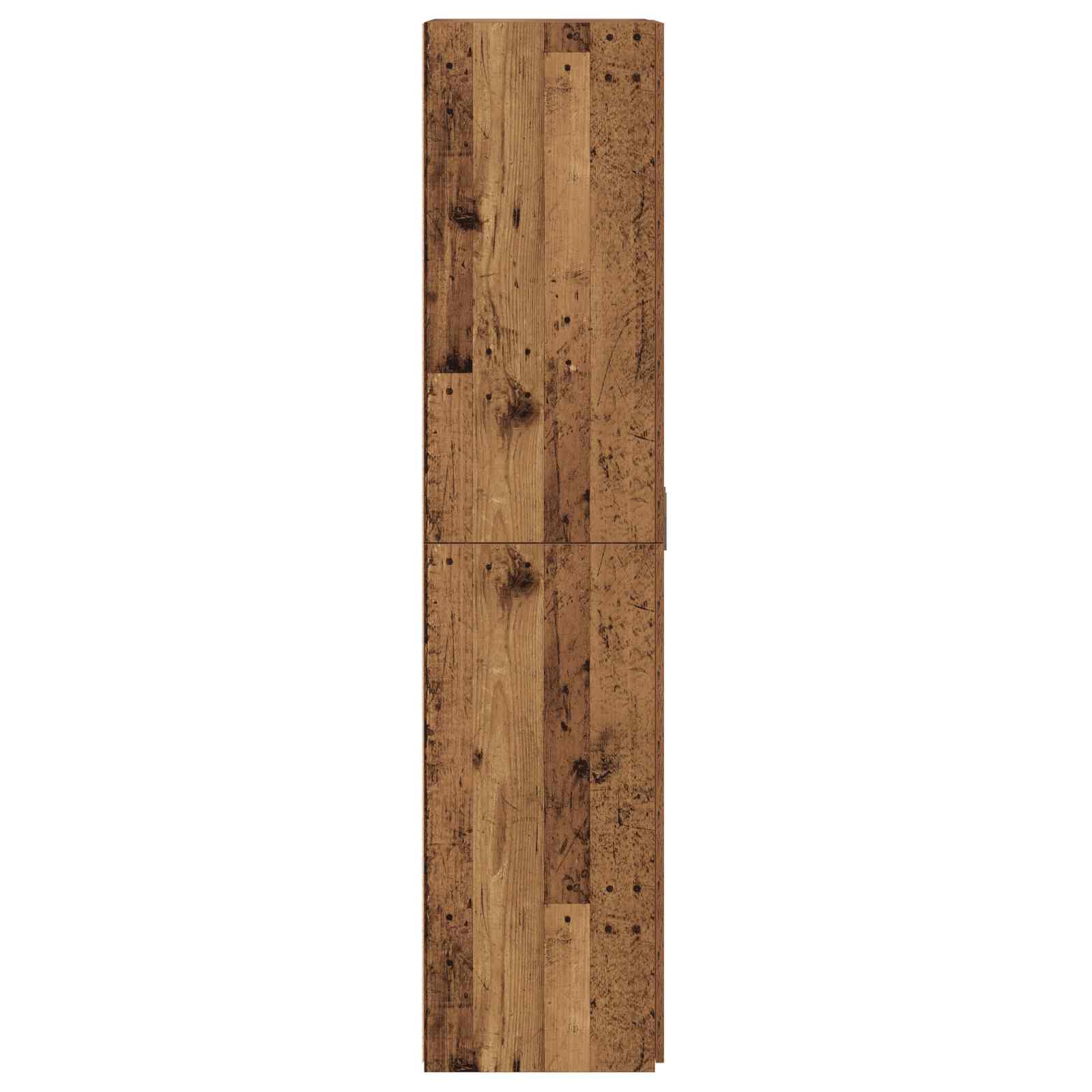 Aparador alto 2 pcs Madera vieja 70 x 42,5 x 185 cm