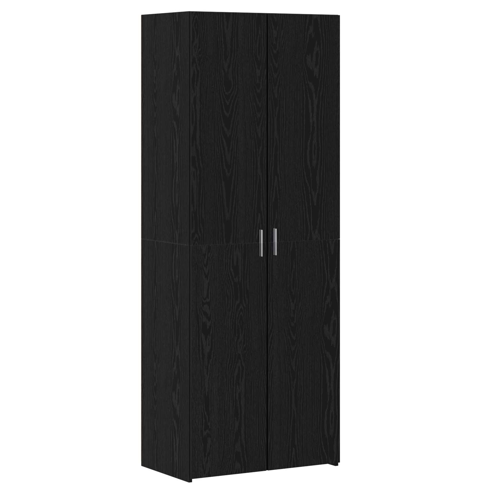 Aparador alto 2 pcs Madera vieja 70 x 42,5 x 185 cm