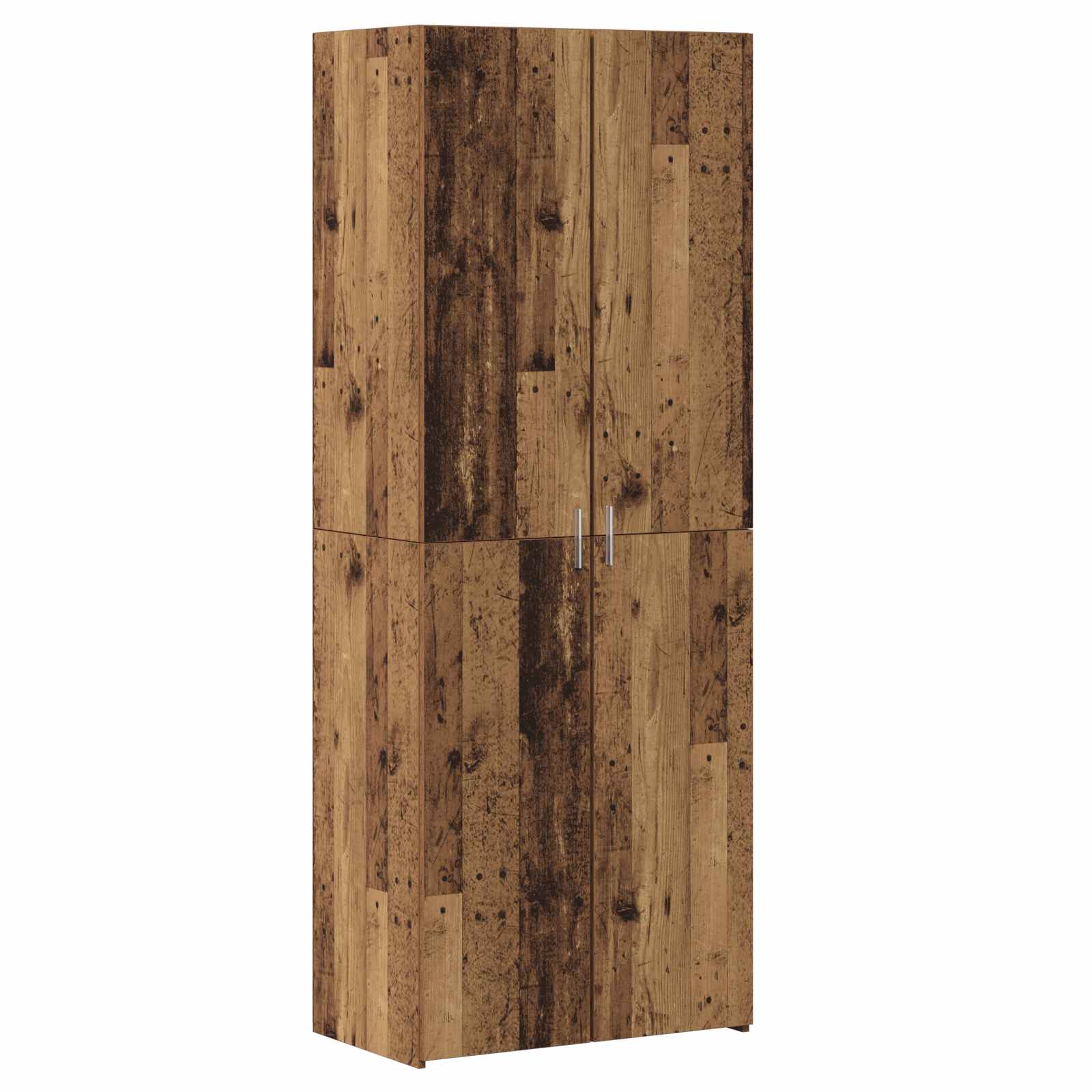 Aparador alto 2 pcs Madera vieja 70 x 42,5 x 185 cm
