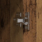 Aparador alto 2 pcs Madera vieja 80 x 42 x 185 cm