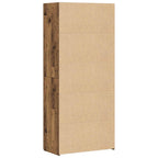 Aparador alto 2 pcs Madera vieja 80 x 42 x 185 cm