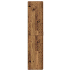 Aparador alto 2 pcs Madera vieja 80 x 42 x 185 cm