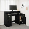 Escritorio Roble negro 120 x 55 x 91 cm Madera contrachapada