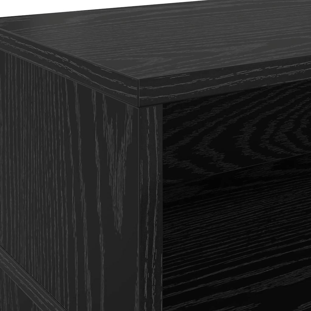 Escritorio Roble Negro 130 x 130 x 91 cm Madera de ingeniería