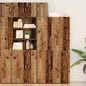 2 pcs Storage cabinet Distressed wood