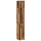 Armario de almacenamiento 2 pcs Madera envejecida