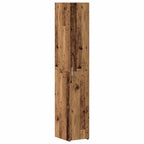Armario de almacenamiento 2 pcs Madera envejecida