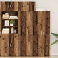 Armario de almacenamiento 3 pcs Madera vieja