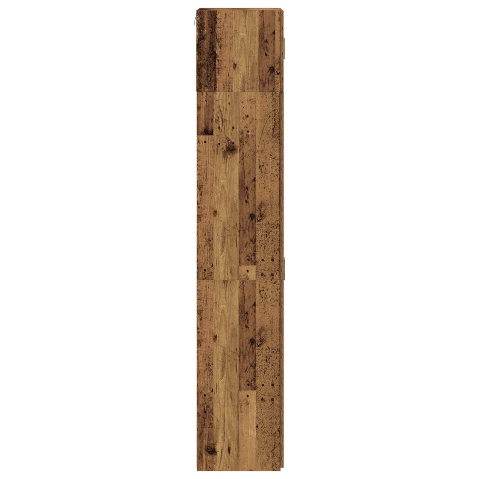 Armario de almacenamiento 3 pcs Madera vieja