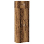 Armario de almacenamiento 3 pcs Madera vieja