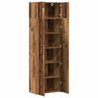 Armario de almacenamiento 3 pcs Madera vieja