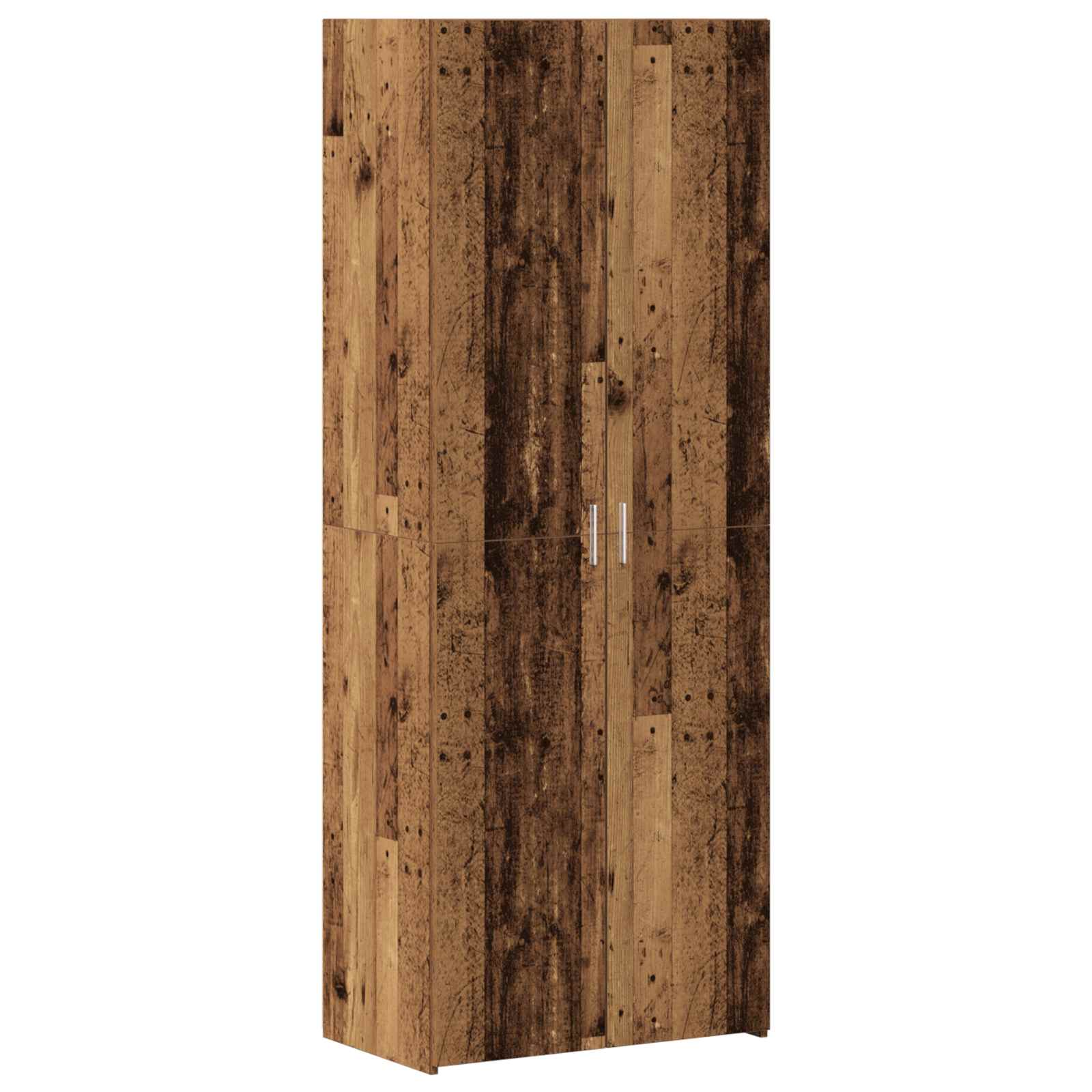Armario de almacenamiento 3 pcs Madera vieja